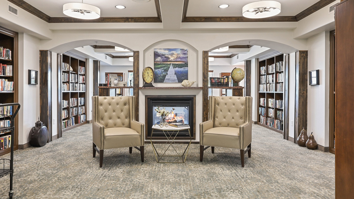 The Carriage House library