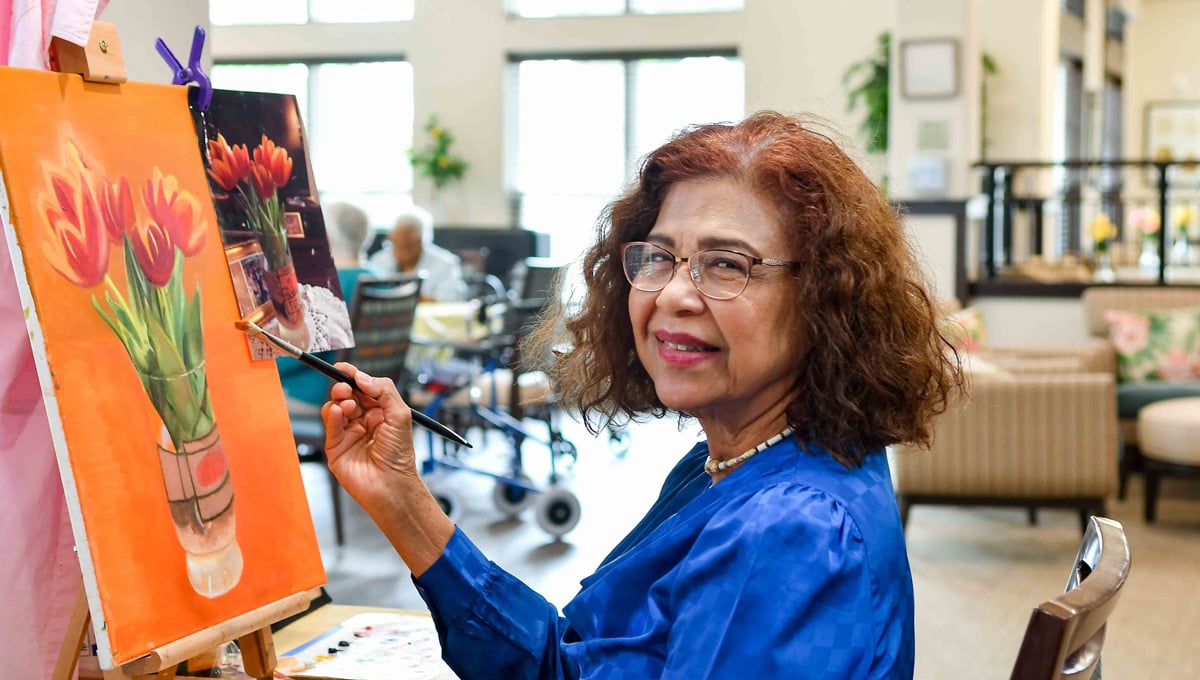 The Carriage House Woman Painting